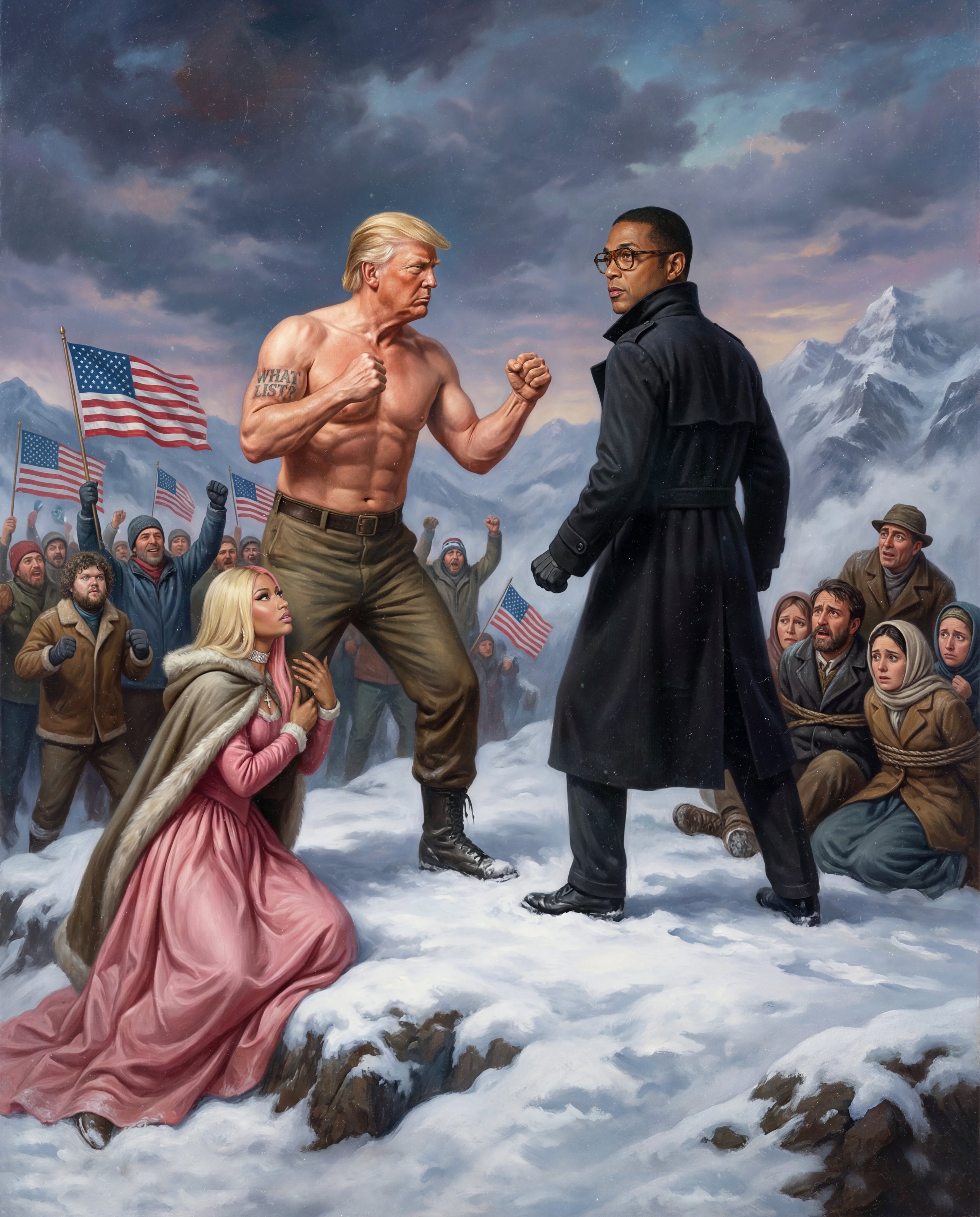 Beeple original - FREEING GREENLAND FROM DON LEMON