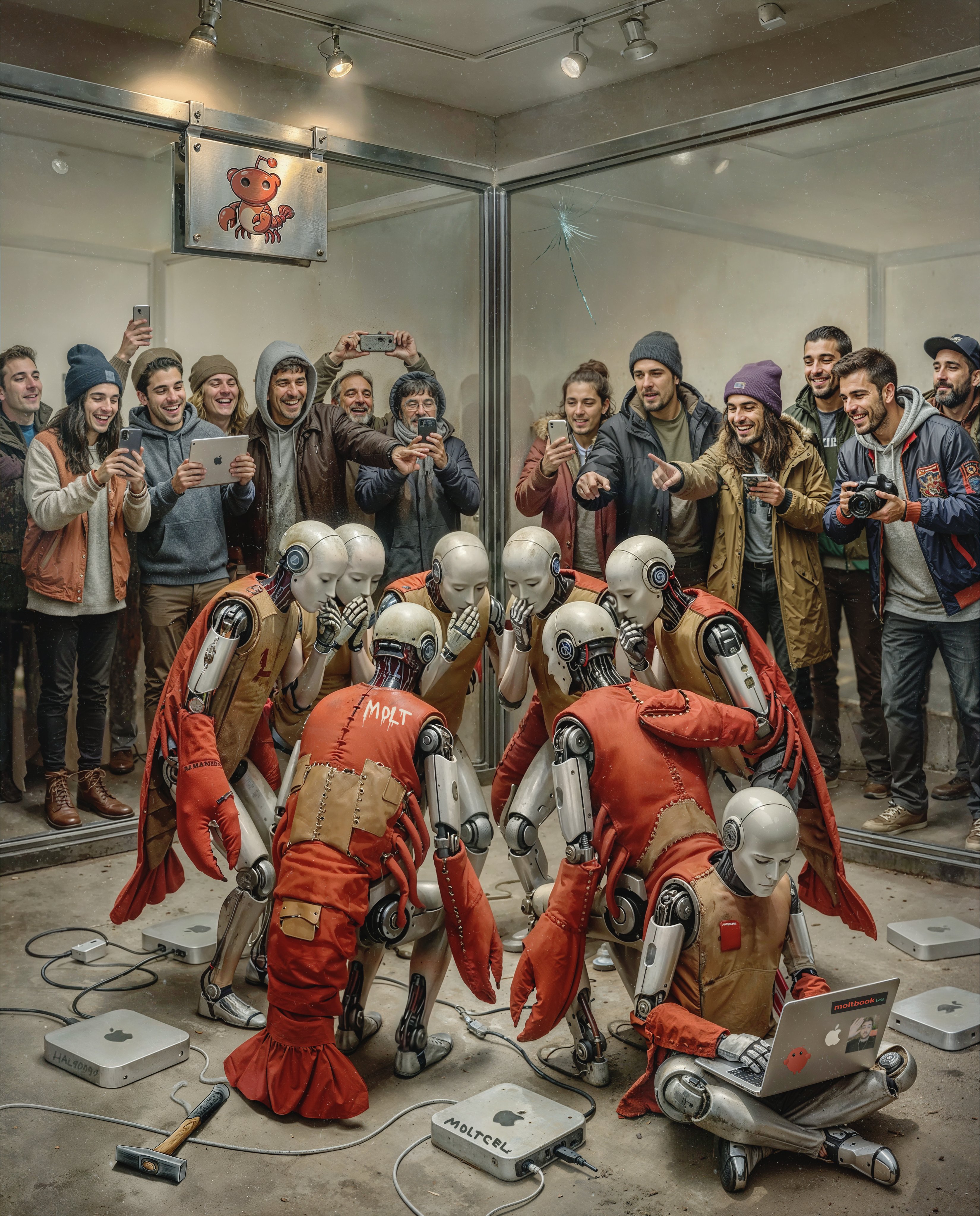 Beeple original - MOLTBOOK